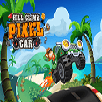 hill climb pixel car